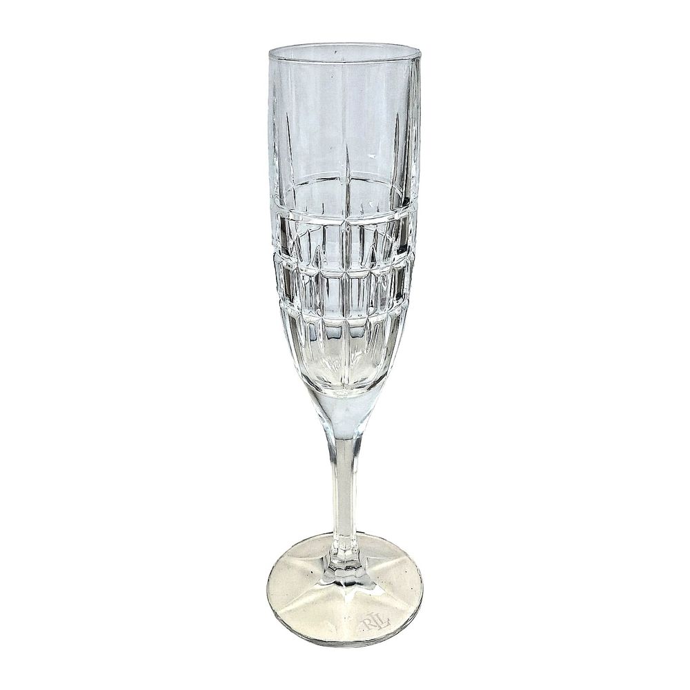 Ralph Lauren Crystal Cocktail Party Champagne Flute Blown Crystal Glass Germany